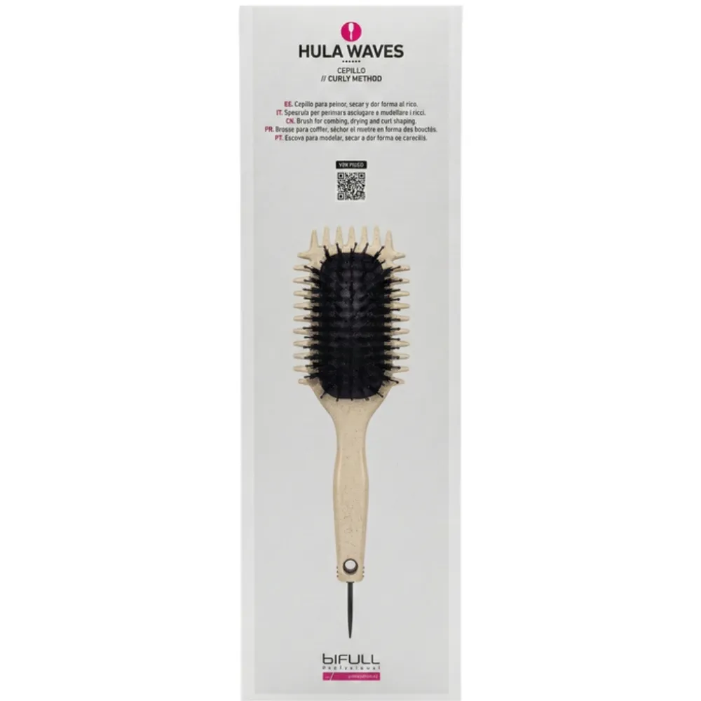 Bifull Cepillo Hula Curly Method Crema